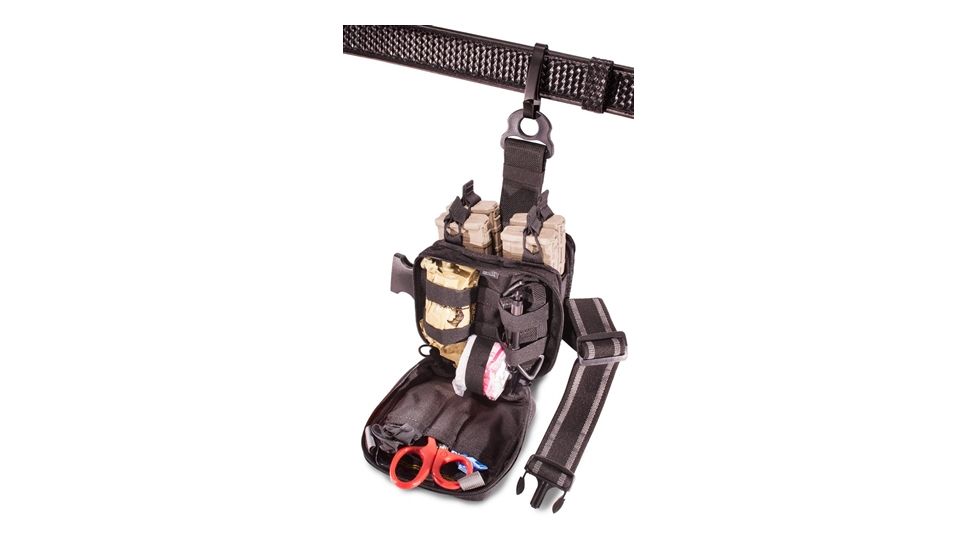 TUFF Products TASK Active Shooter Leg System with Personal Trauma Kit Black Nylon 3902-NY