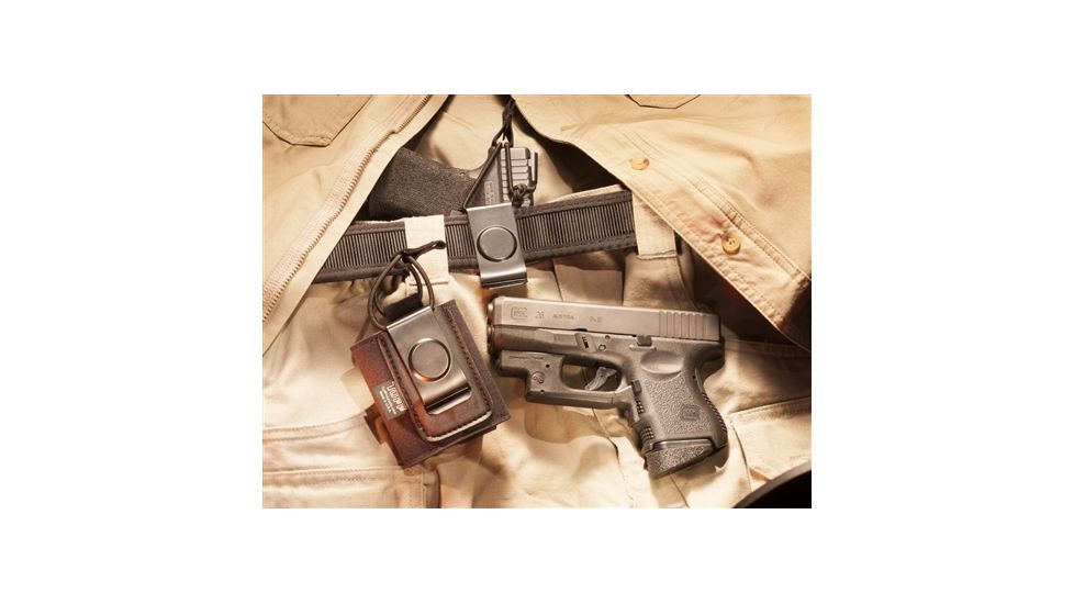 TUFF Products Uni-Fit IWB Holster w/ Metal Clip, Black, Medium Fits Lcp Gl26 J Frame Or Similar 1200-UNI-MD