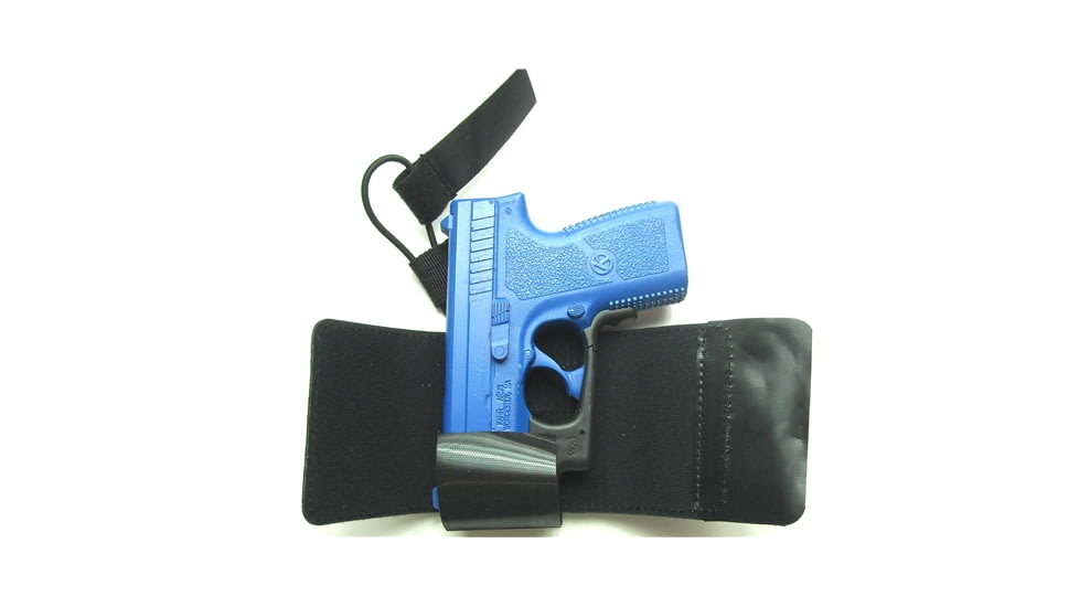 TUFF Products Uni-Fit IWB Holster w/ Metal Clip, Black, Medium Fits Lcp Gl26 J Frame Or Similar 1200-UNI-MD
