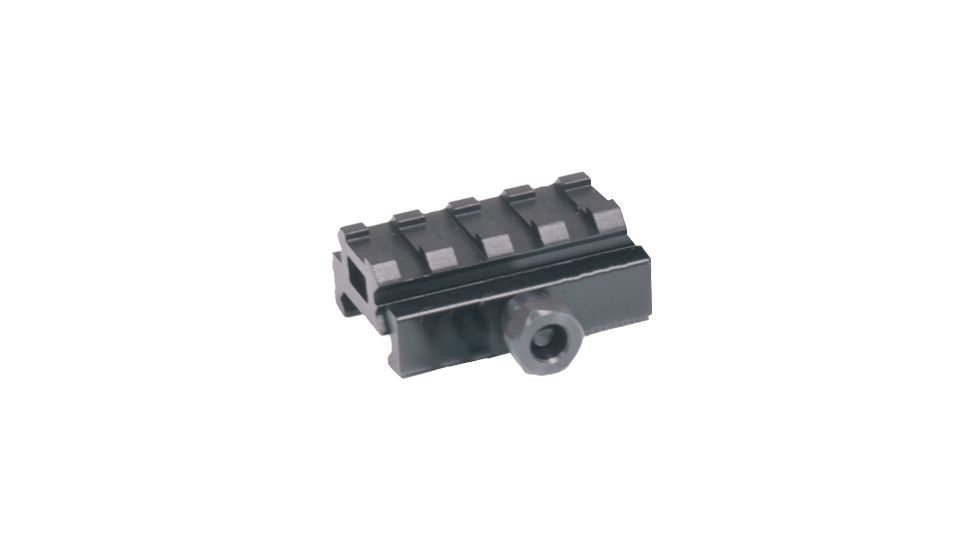 Tuff Zone 0.5in Compact Riser Mount, See-Through - 4 Slots, TZ-MR4L