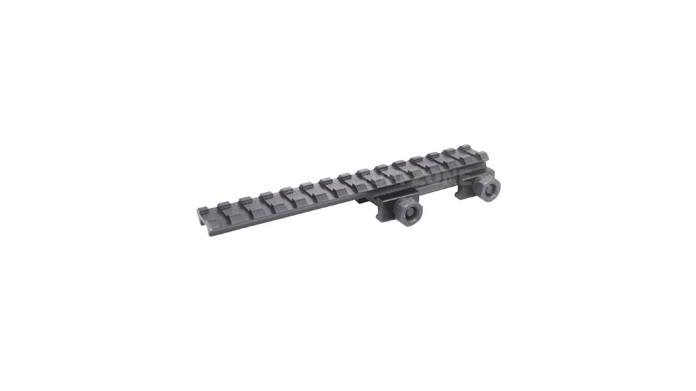 Tuff Zone 0.5in Riser Mount, Offset See-Through - 14 Slots, TZ-MR6E8L