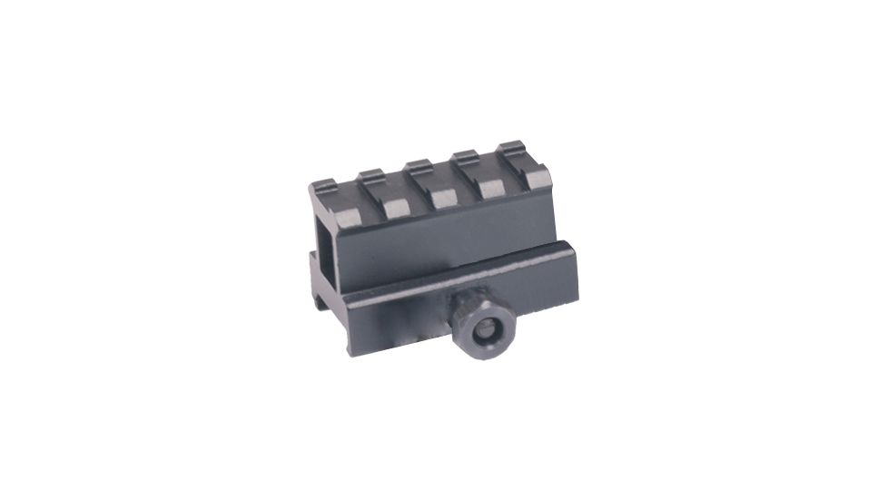 Tuff Zone 1in Compact Riser Mount, See-Through - 4 Slots, TZ-MR4