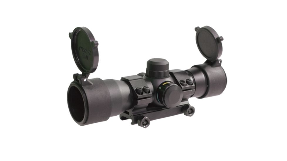 Tuff Zone 1x30mm Red and Green Dot Sight, Complete w/ One Piece Weaver Ring Mount, TZLT-RD35