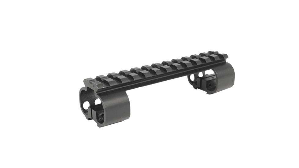 Tuff Zone .22 Airgun Rail Adapter Mount 4.9in, w/ 12 Weaver/Picatinny Rail on Top, TZ-MAD12