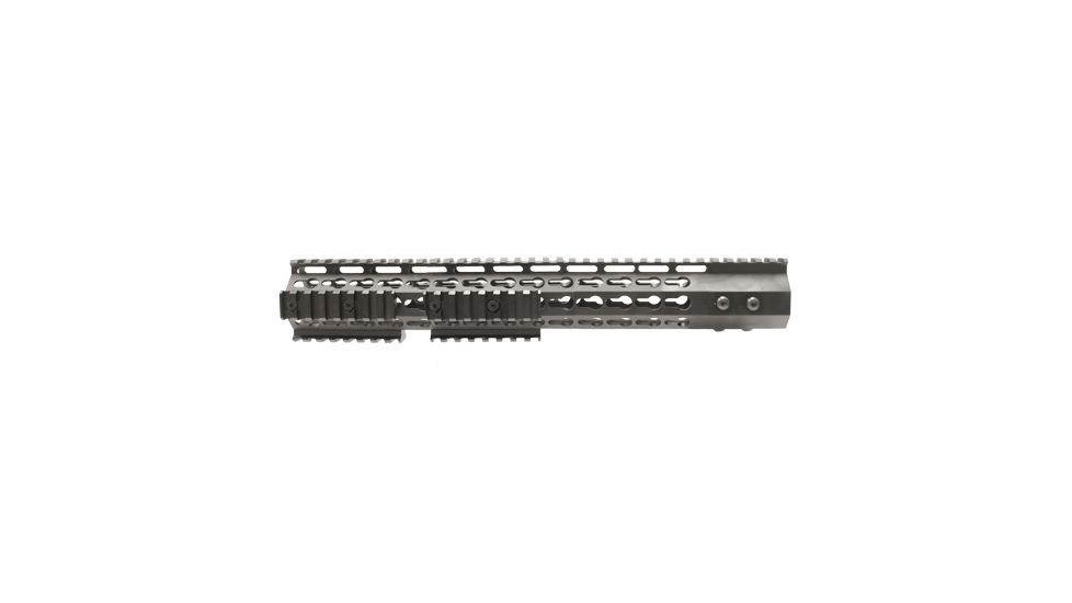 Tuff Zone AR-15 Handguard 15in w/ 6 Rails, 7-Sided Slim KeyMod, Steel Barrel Nut and Shims, TZ-MF7K15