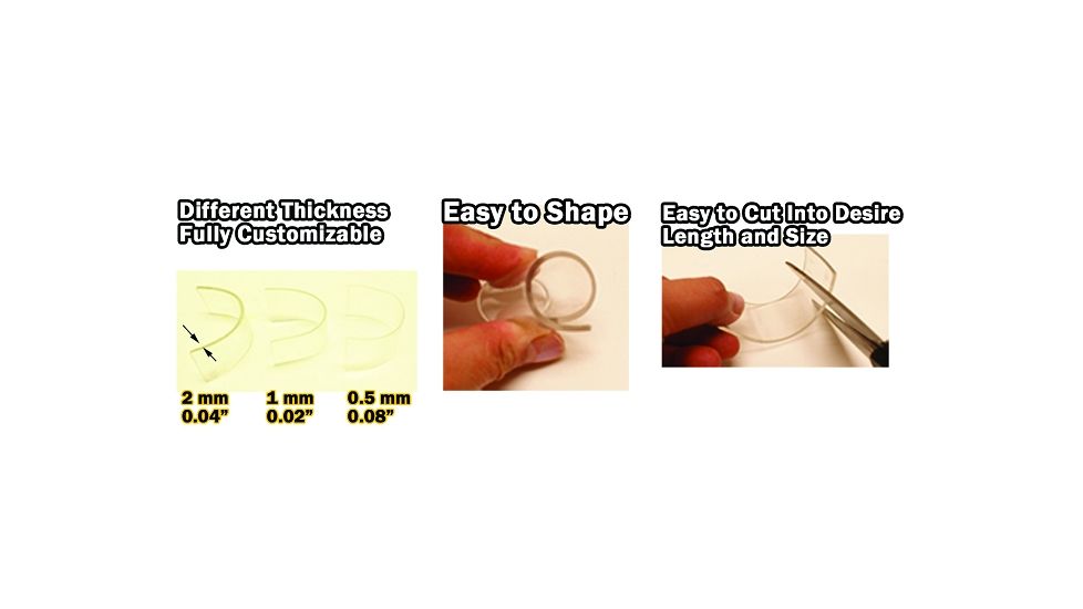 USED Tuff Zone Clear Spacer Set for Ring Mounts, 0.5/1/2 mm, TZ-TS03, EDEMO1