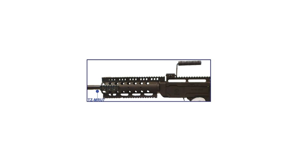Tuff Zone Compact Rail, All Occasion - 7 Slots, TZ-MRU7