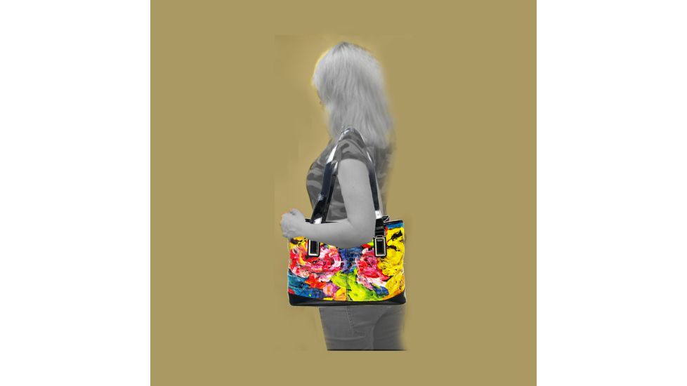 Tuff Zone Concealed Carry Purse w/ Anti-Snatch Strap Flower, AA-CPTL03ZY