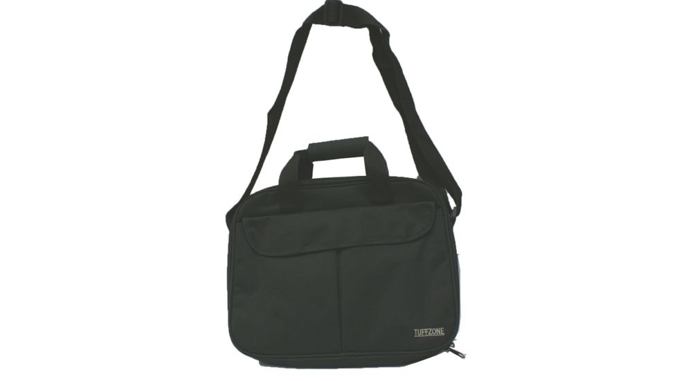 Tuff Zone Deluxe Pistol Gun Case w/ Adjustable Shoulder Strap, Black, TZ-GP37