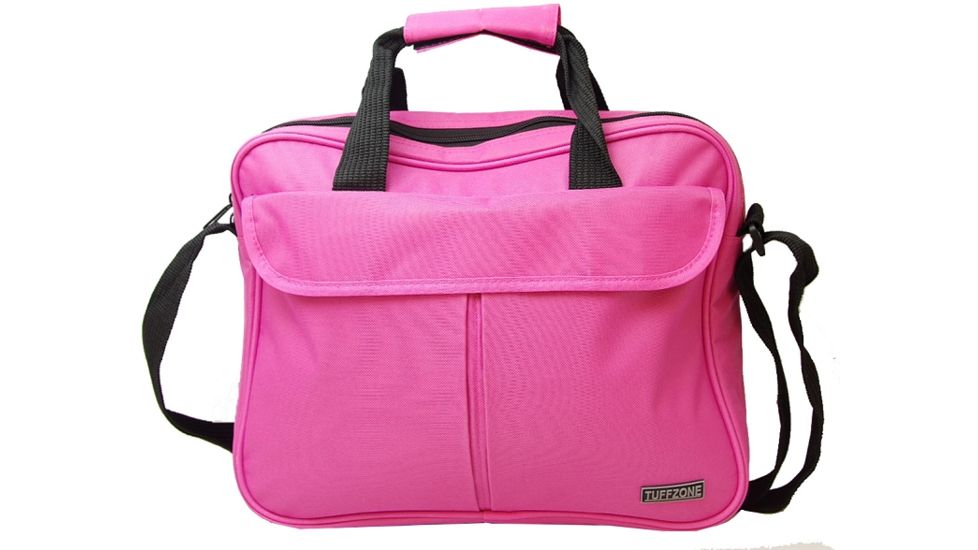 Tuff Zone Deluxe Pistol Gun Case w/ Adjustable Shoulder Strap, Pink, TZ-GP37P