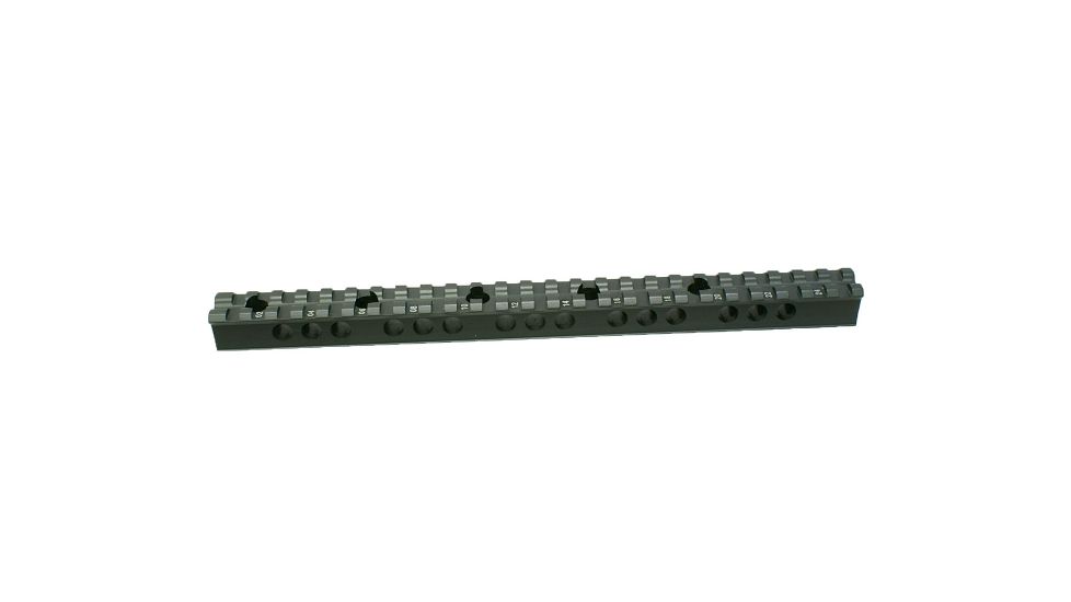 Tuff Zone Handguard Top Rail, Full Length, Through Holes Style, TZ-MRU25B