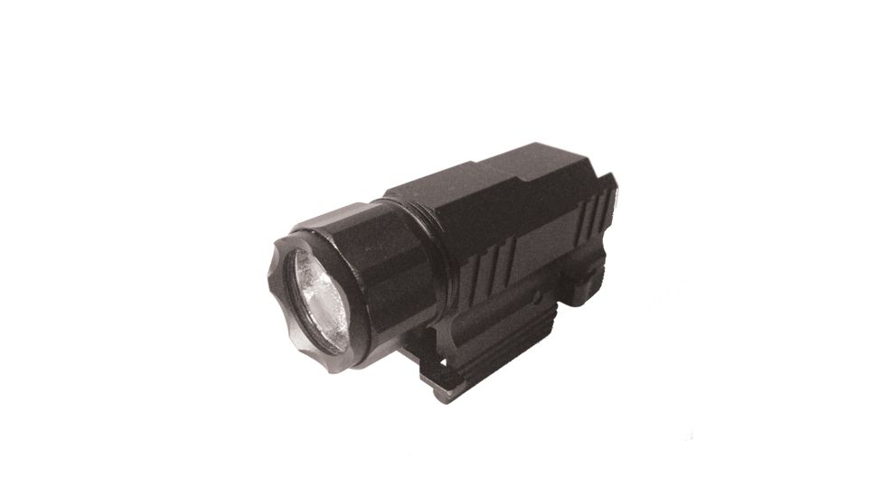 Tuff Zone Pistol LED Flashlight, Integral Weaver/Picatinny Mount Base, TZ-FW10P