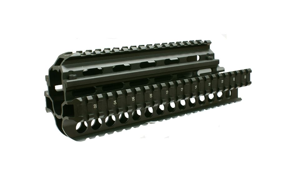 Tuff Zone Saiga Quad Rail System 7.62x39mm, Weaver/Picatinny, 4 Solid, TZ-MSSG39