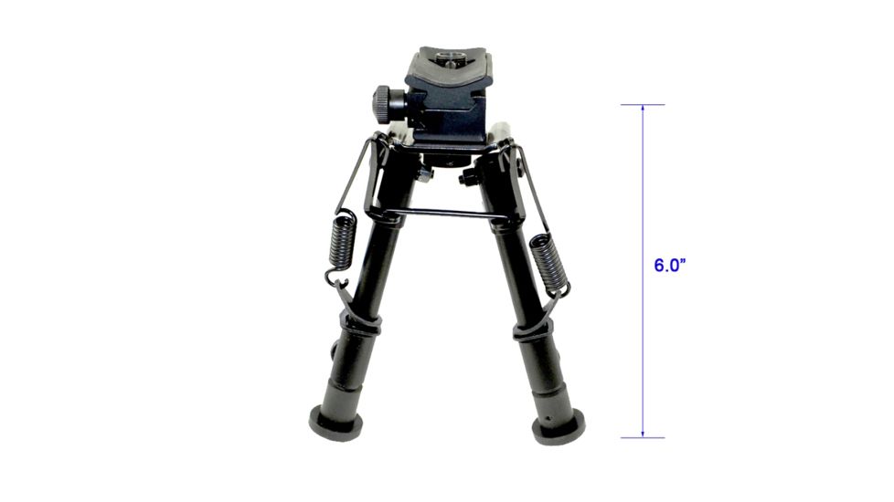 Tuff Zone Spring Loaded Bi-Pod 6-7.5in, TZ-MBP07