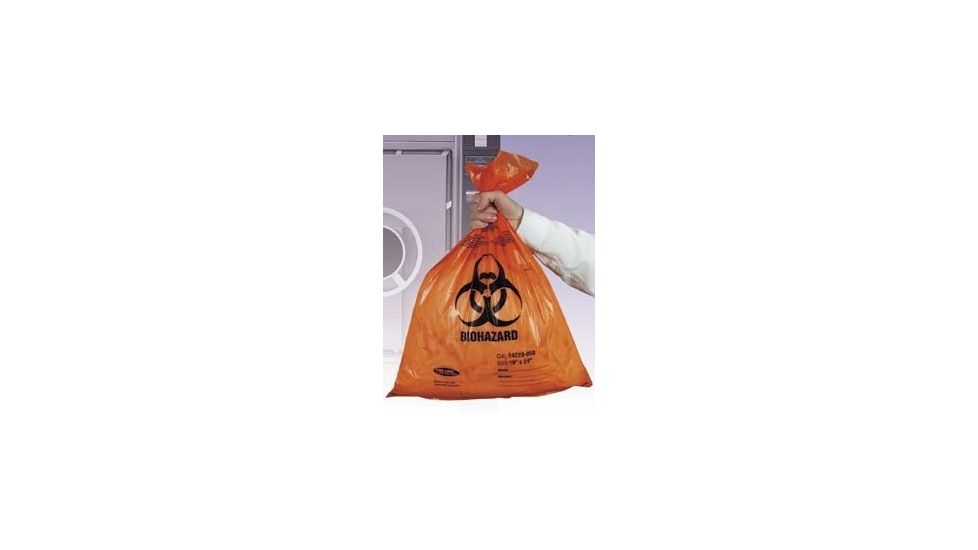 Tufpak Autoclavable Biohazard Bags, 2.0 mil 14220-070 Clear Bags