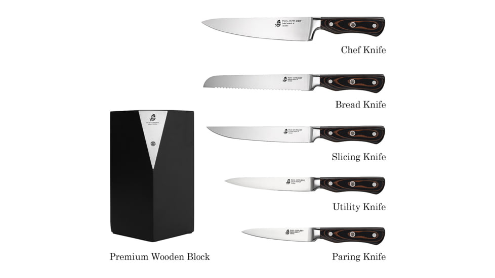 Tuo Cutlery Legacy 6pc Kitchen Knife Set