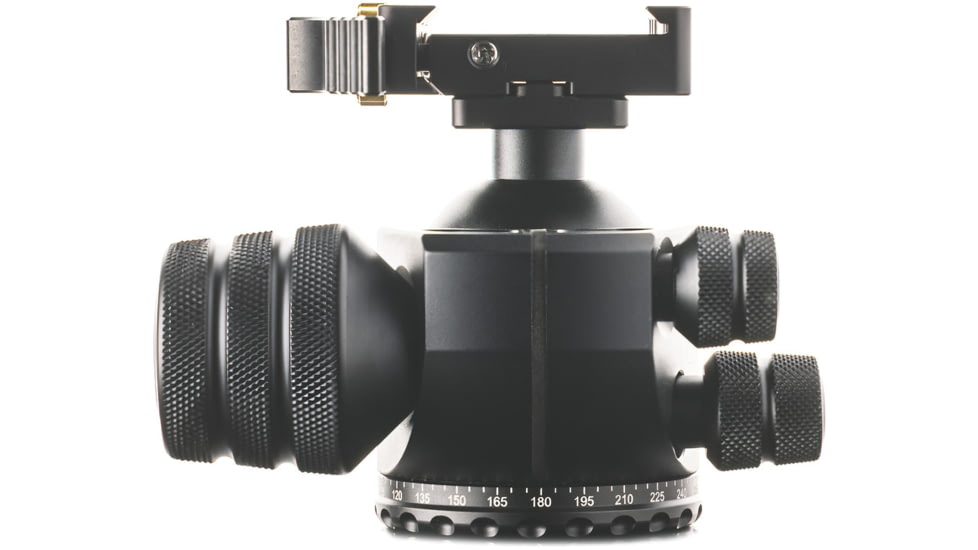 Two Vets Tripods Inc 44mm Dual Tension Ballhead W/ Area 419 Arcalock QD, Black, 3in, 850044845194