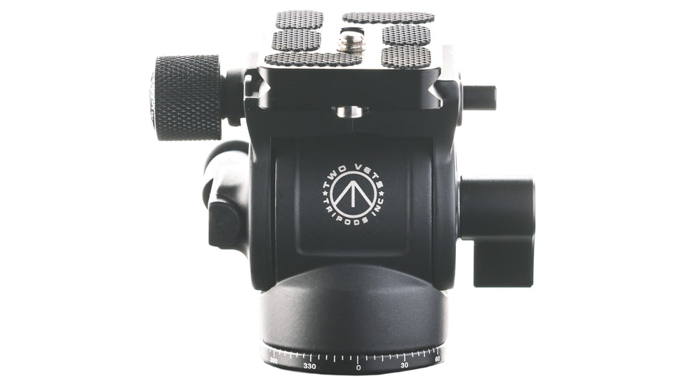 Two Vets Tripods Inc Pan Head, Black, 8in, 850044845231