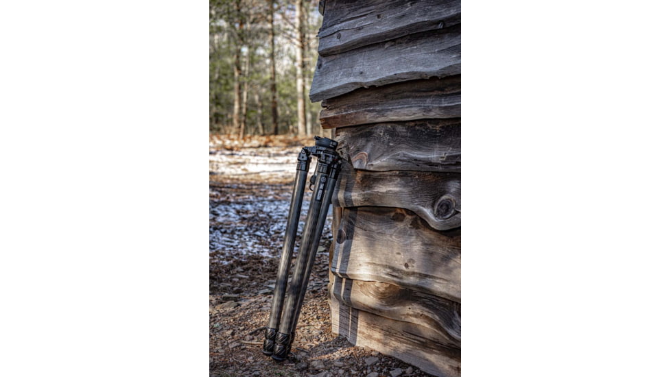 Two Vets Tripods Inc The Recon Tripod, Carbon Fiber/Black, 27-65.5in, RECON