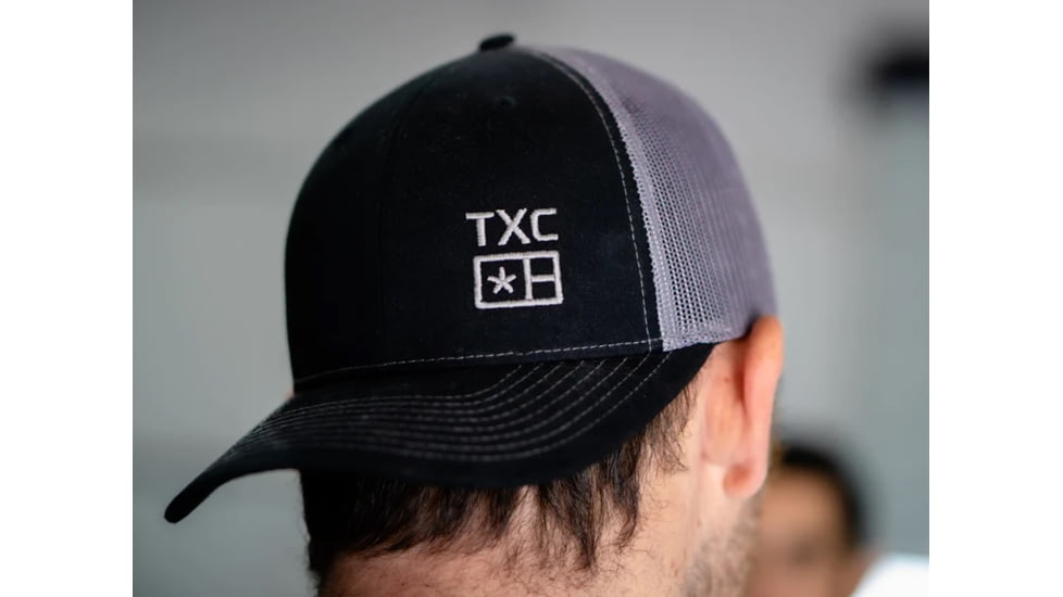 TXC Holsters Richardson Trucker Hat, Black/Grey, Adjustable, TXC-TR-BG-R112