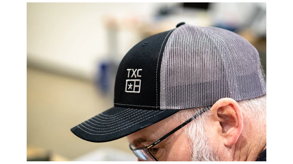 TXC Holsters Richardson Trucker Hat, Black/Grey, Adjustable, TXC-TR-BG-R112