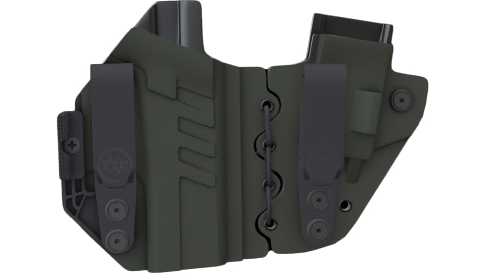 TXC Holsters ALLY Concealed Carry Holster, f/Smith &amp; Wesson M&amp;P 40 Shield/M&amp;P 9 Shield, OD Green, X1ALLY-SHIELD940-ODG