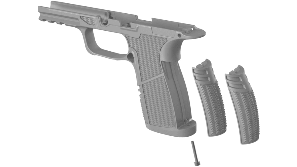 Tyrant CNC X-Macro Sig Sauer P365 Grip Module, Grey, TD-P365GRM-MACRO-GREY