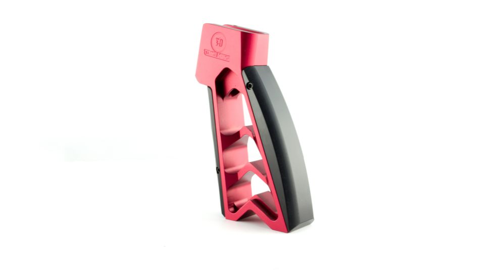 Tyrant CNC Mod Grip, w/Standard Back Straps, Red, Large, TD-762-R2