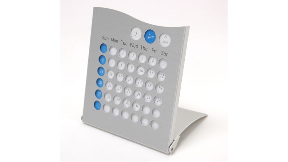 TZ Case ANC14 Aluminum Perpetual Calendar - Silver ANC-14S