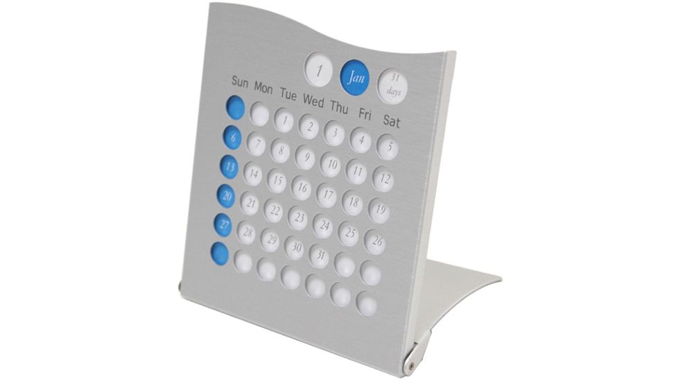 TZ Case ANC14 Aluminum Silver Perpetual Calendar ANC-14S