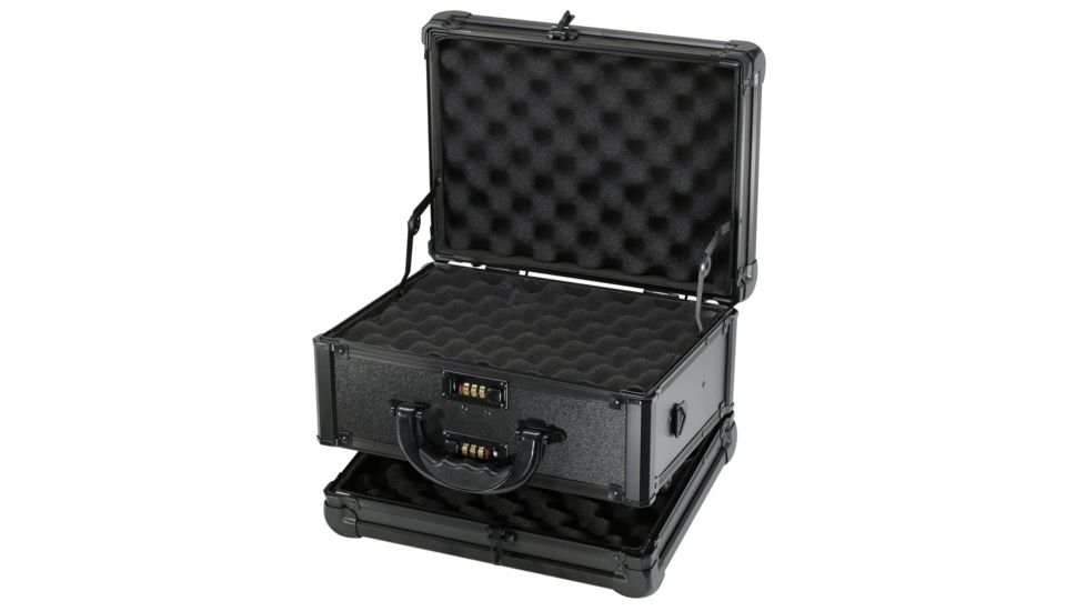 TZ Case Double-Sided Pistol Case / 12in, Black, 12.9 x 9.6 x 7.6in , TZEXC012 B