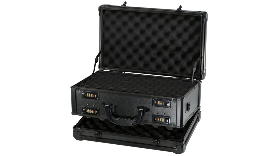 TZ Case Double-Sided Pistol Case / 15in, Black, 15.9 x 9.6 x 7.6in , TZEXC015 B