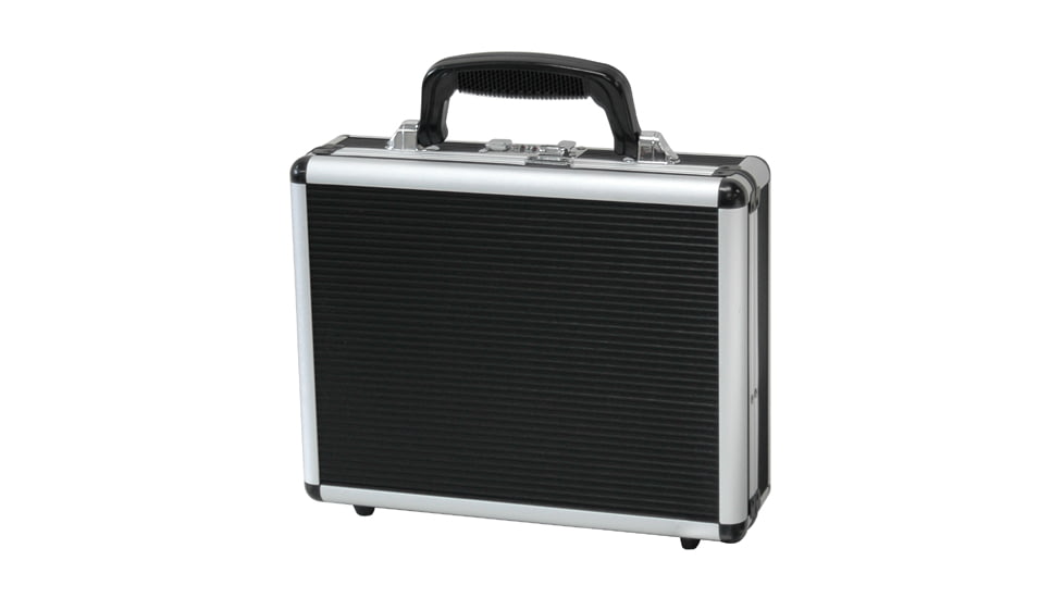 TZ Case Protech Aluminium Pistol Case, 11.5x9x3.25in, Black - TZ011BS