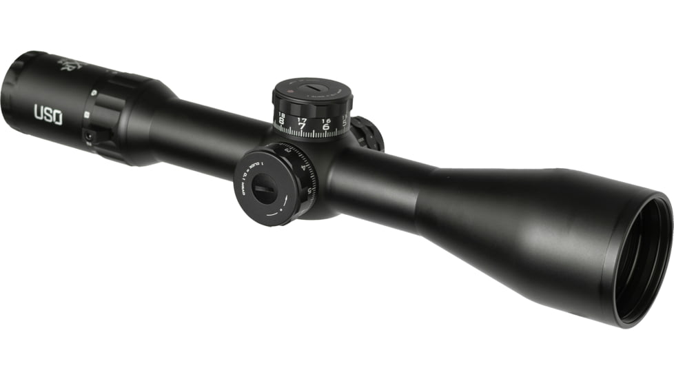 U.S. Optics LXR 4-24x56mm 34 mm Tube Rifle Scope, First Focal Plane, CMS Reticle, Matte Black, LXR 4-24 CMS