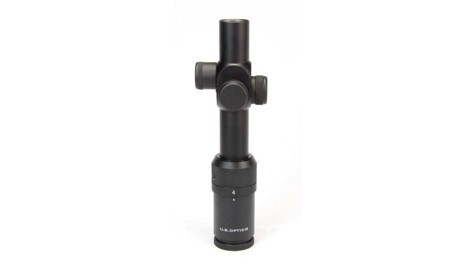 U.S. Optics SR-4C Horus Vision H50 FFP Illuminated Reticle 1-4x22mm Rifle Scope, Matte Black, N/A SR-4C-H50