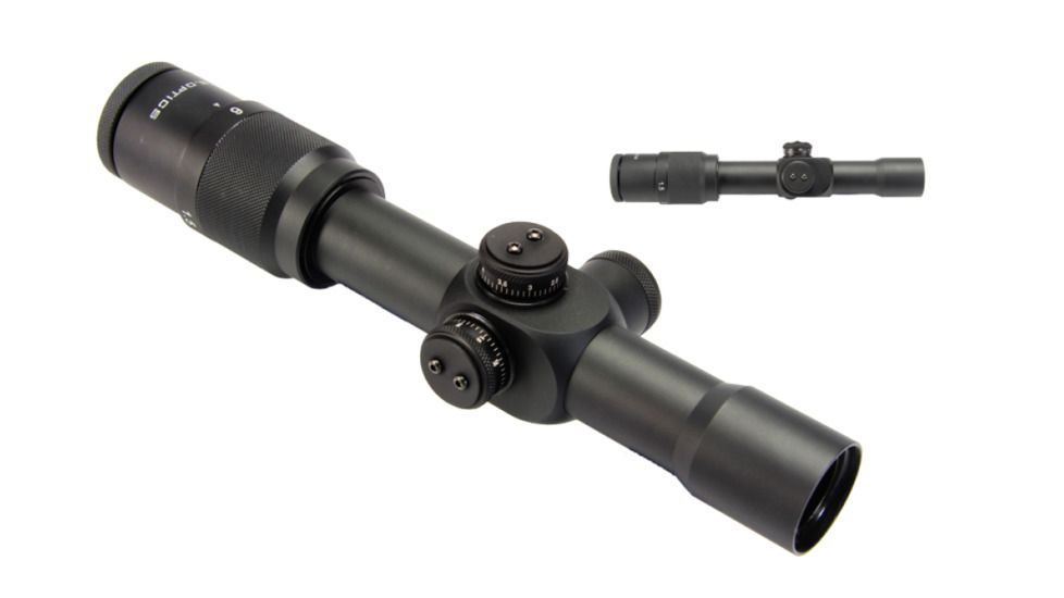U.S. Optics SR-6S 1.5-6x,30mm Tube Rifle Scope,Matte Black,JNG MIL Reticle SR-6S
