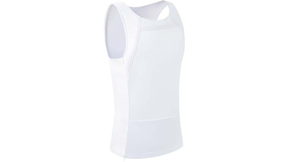 UARM CAS Covert Armored Bulletproof Singlet, Type II Threat Level, White, S, CASSW-SACASS2AW