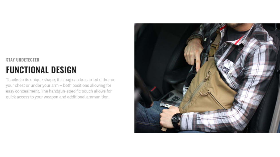 UARM CCSB Concealed Carry Shoulder Bag, Ranger Green, CCSBR