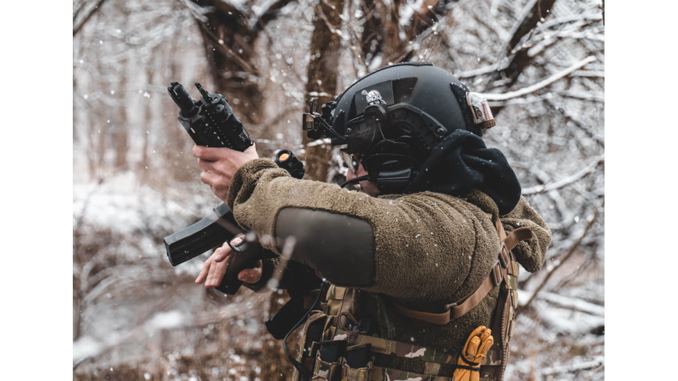 UARM HCBH High Cut Ballistic Helmet, Type IIIA Threat Level, Black, L, HCBHLB