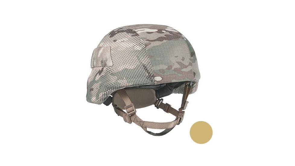 UARM LCBH Low Cut Ballistic Helmet, Type IIIA Threat Level, Tan, M, LCBHMT
