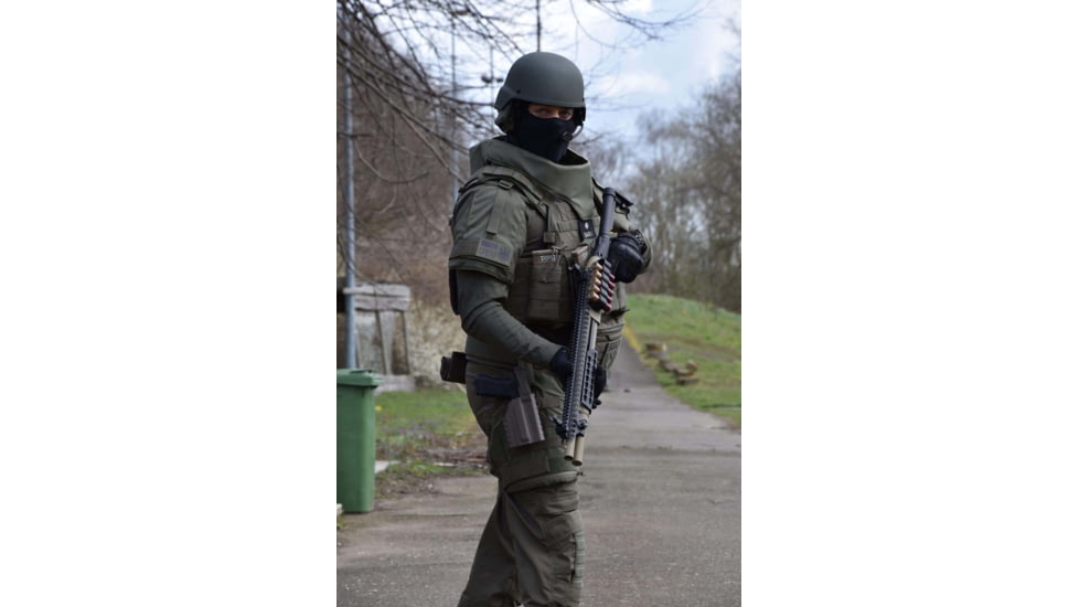 UARM NAM Neck Armor Module, Type IIA Threat Level, Ranger Green, NAMR-SANAM2A