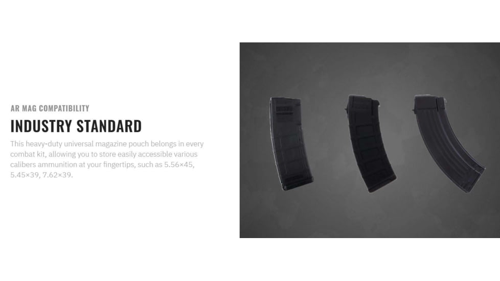 UARM S-RUMP Single Rifle Universal Magazine Pouch for MCV/MCVF, Beige, S-XL, S-RUMPBG