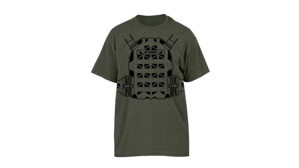 UARM THT Tactical Hotness Tee, Ranger Green, L, THTLR
