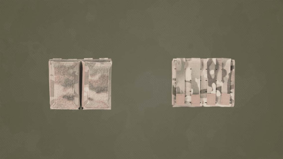 UARM UDMP Ultralight Double Magazine Pouch, Multicam, UDMPM