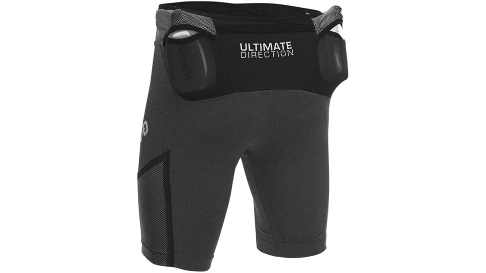 Ultimate Direction Hydro Skin Short - Mens, Heather Gray, Large, 82466219HGY-LG