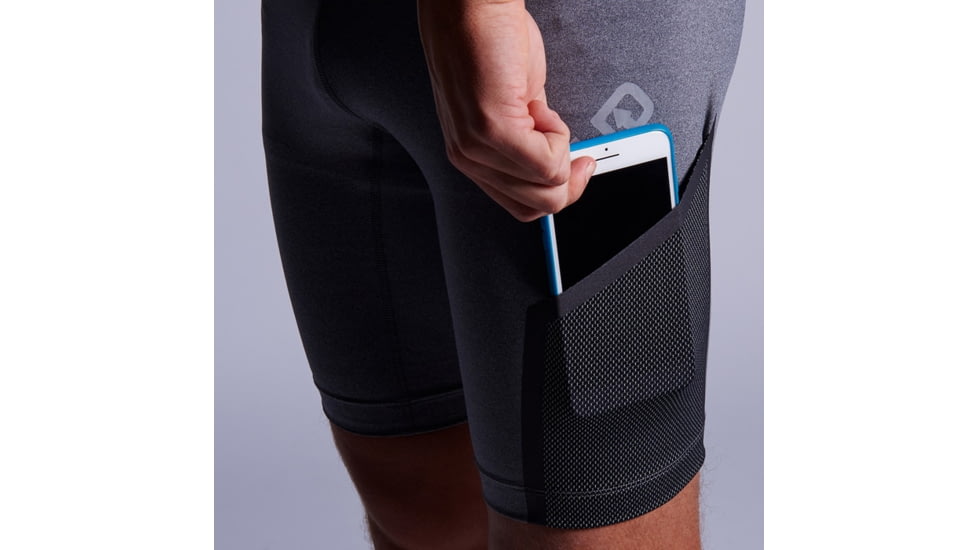 Ultimate Direction Hydro Skin Short - Mens, Heather Gray, Large, 82466219HGY-LG