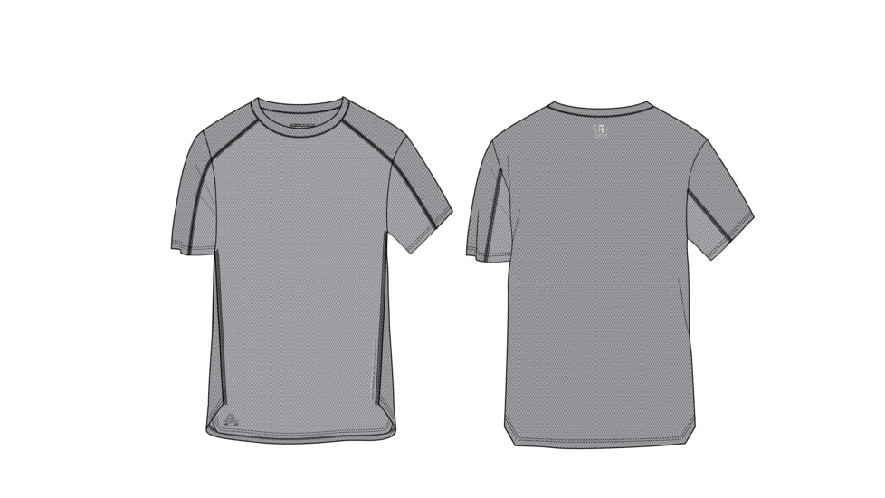 Ultimate Direction Nimbus Tees - Mens, Light Gray, MD, 82467924LGY-MD