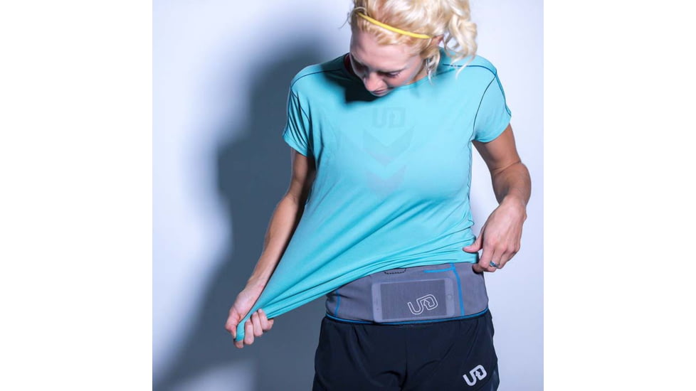 Ultimate Direction Utility Belts, Extra Small, 56-63 cm, Gray/Blue, 80465318ONX-XS