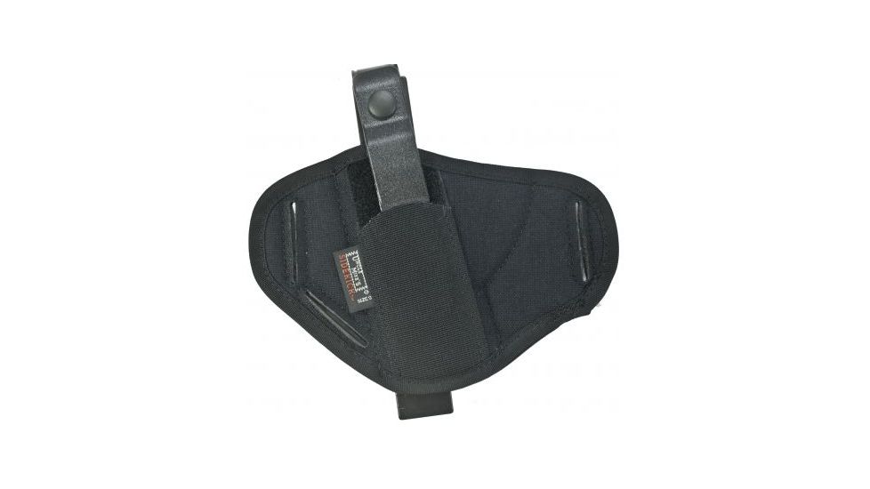 Uncle Mike's Super Belt Slide Holster, Sub Compact Auto, 3 in-3.5 in, Ambidextrous, Size 12, Black, 86120
