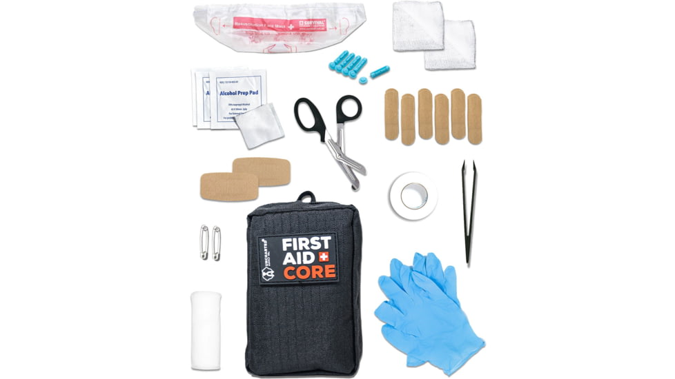 Uncharted Supply Co. First Aid Core Kit, Black, BA-F4L-U-BK